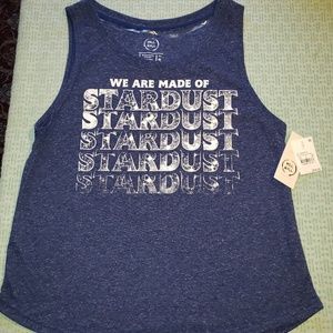 Heather‎ blue  Sleepshirt with White Lettering XS